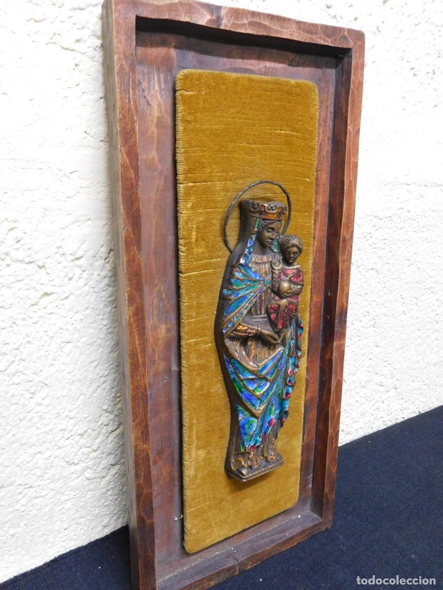 Arte: VIRGEN BRONCE Y ESMALTE - JOAN MAYN&Eacute; - Foto 8