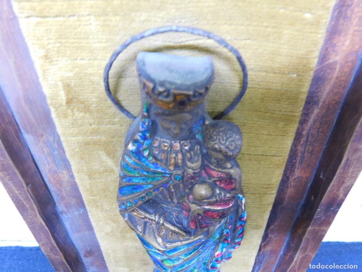 Arte: VIRGEN BRONCE Y ESMALTE - JOAN MAYN&Eacute; - Foto 9