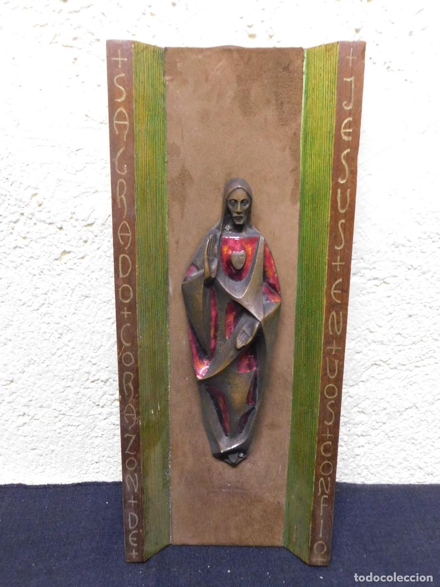 Arte: VIRGEN BRONCE Y ESMALTE - JOAN MAYN&Eacute; - Foto 8