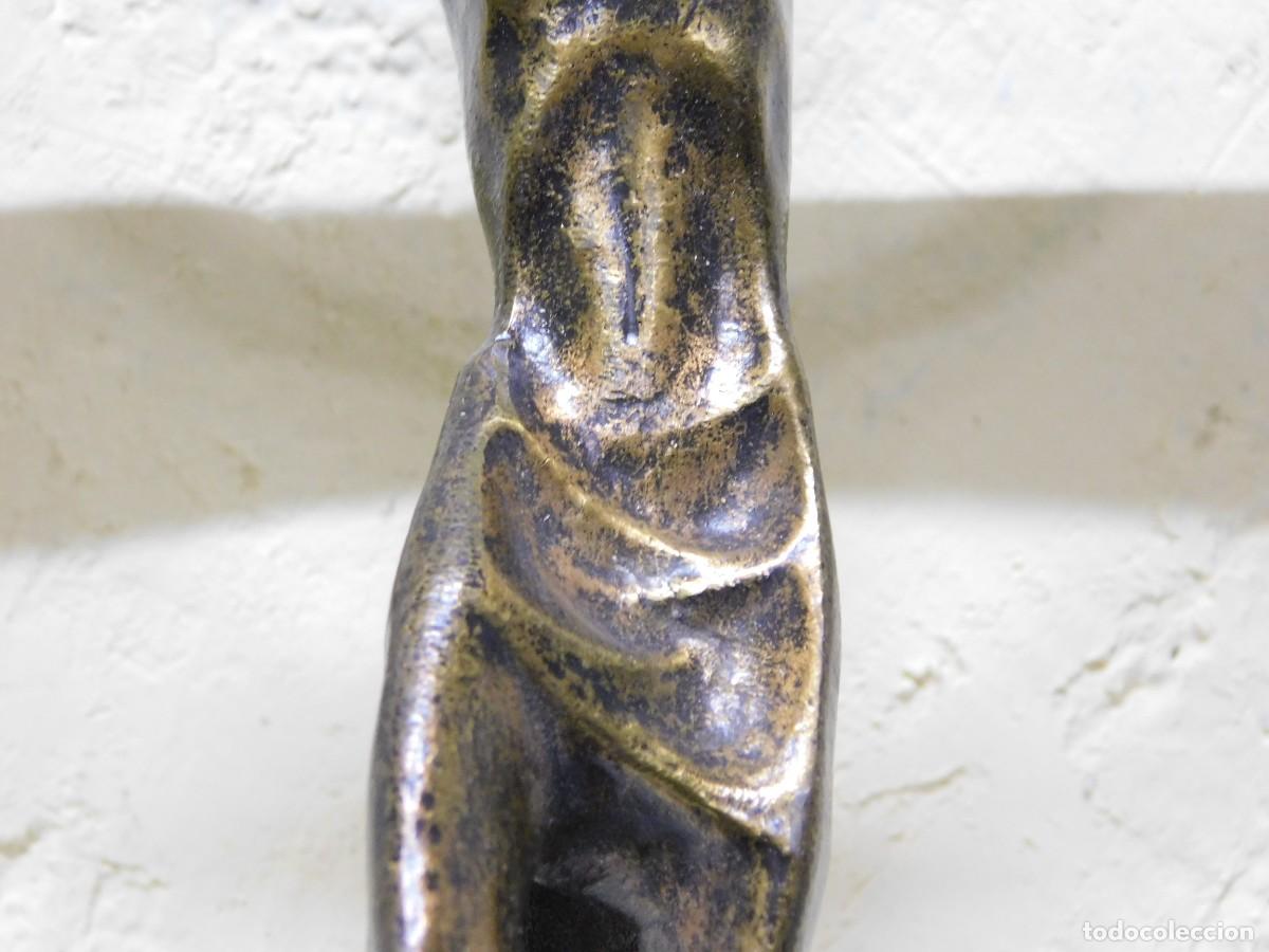 Arte: CRUCIFIJO DE BRONCE - JOAN MAYN&Eacute; - Foto 7