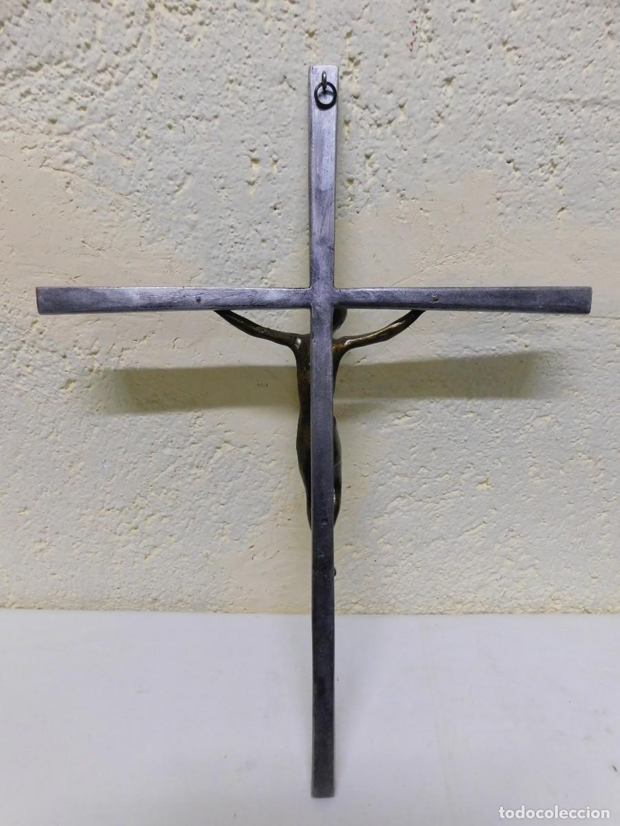 Arte: CRUCIFIJO DE BRONCE - JOAN MAYN&Eacute; - Foto 11