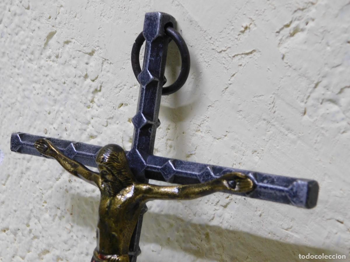 Arte: CRUCIFIJO DE BRONCE - JOAN MAYN&Eacute; - Foto 9