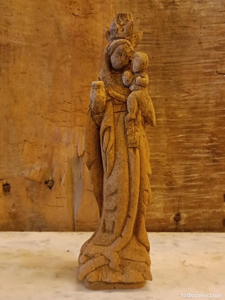 Arte: Talla de madera Virgen Mar&iacute;a - Foto 1