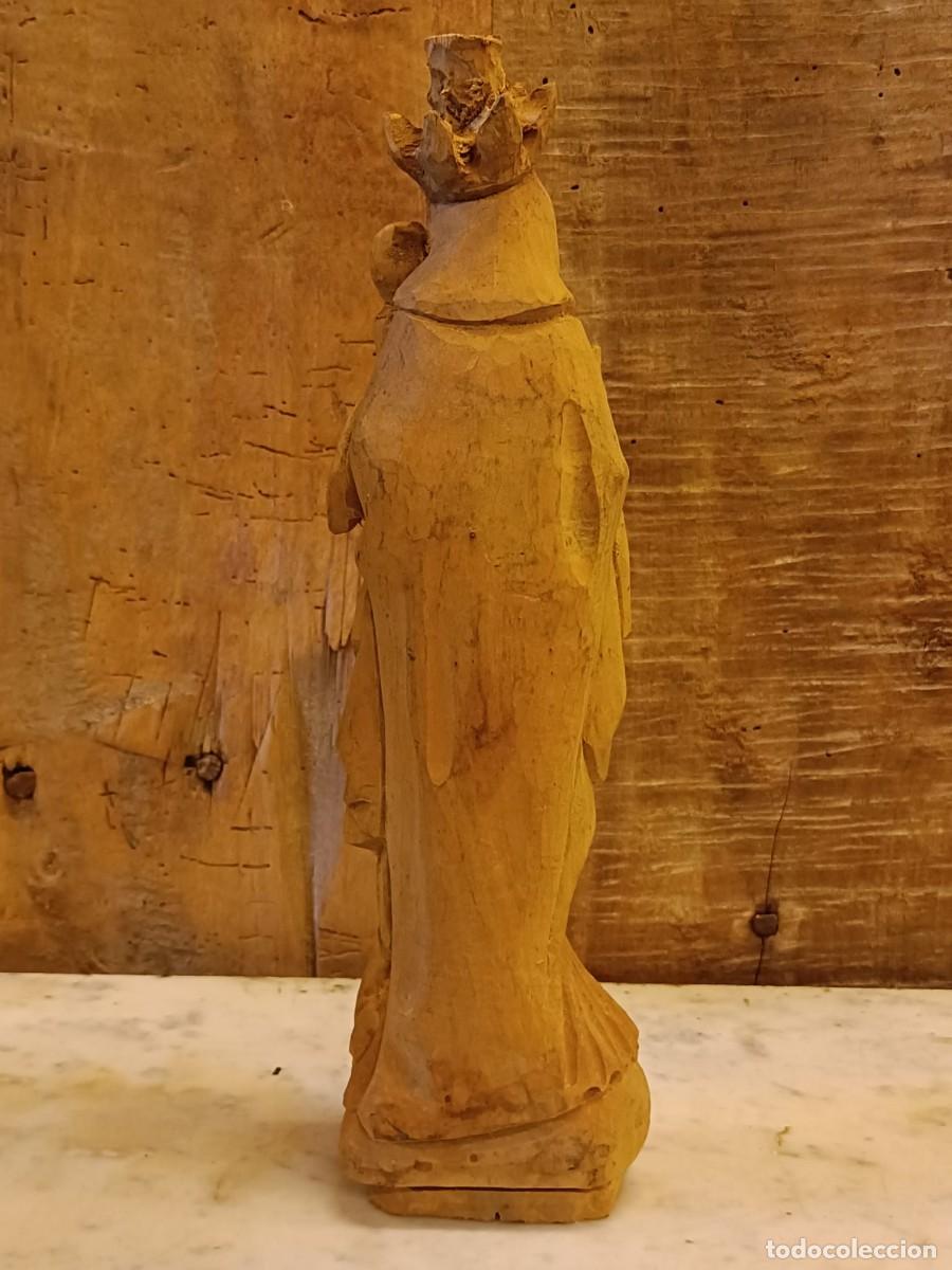 Arte: Talla de madera Virgen Mar&iacute;a - Foto 3