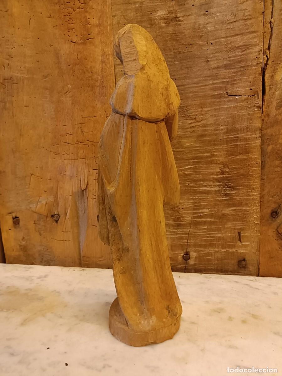 Arte: Talla de madera Virgen Mar&iacute;a - Foto 3