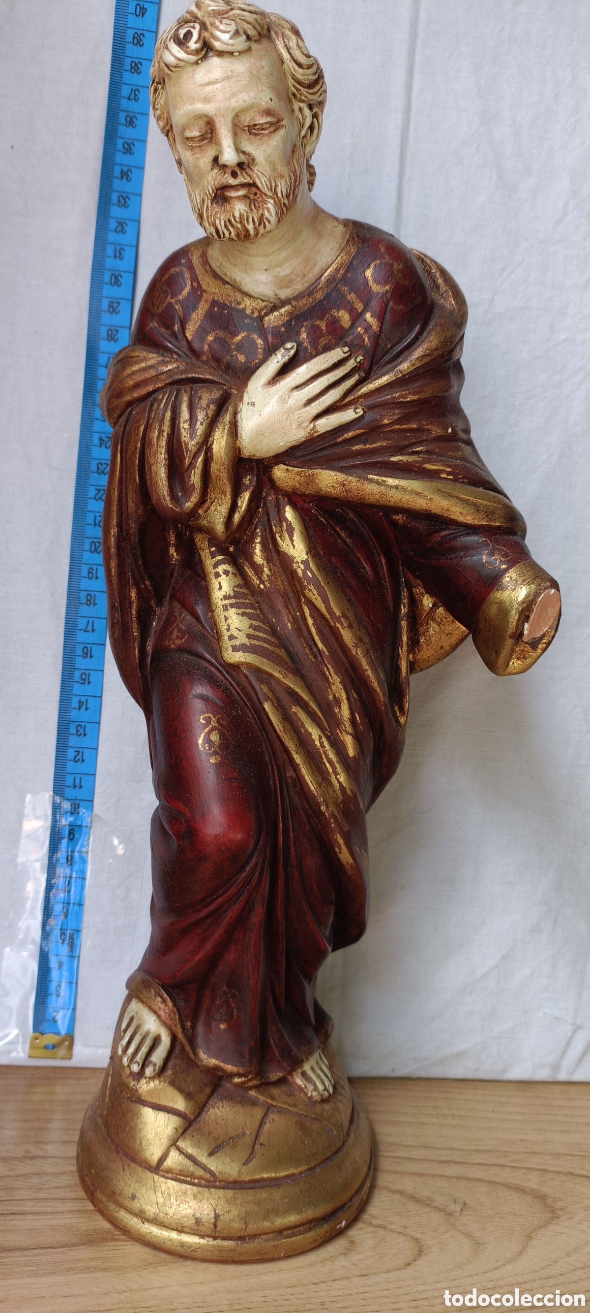 Arte: Figura religiosa, yeso, - Foto 2