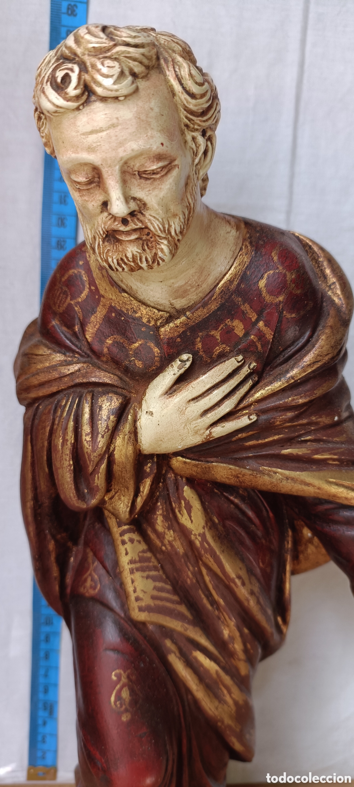 Arte: Figura religiosa, yeso, - Foto 5