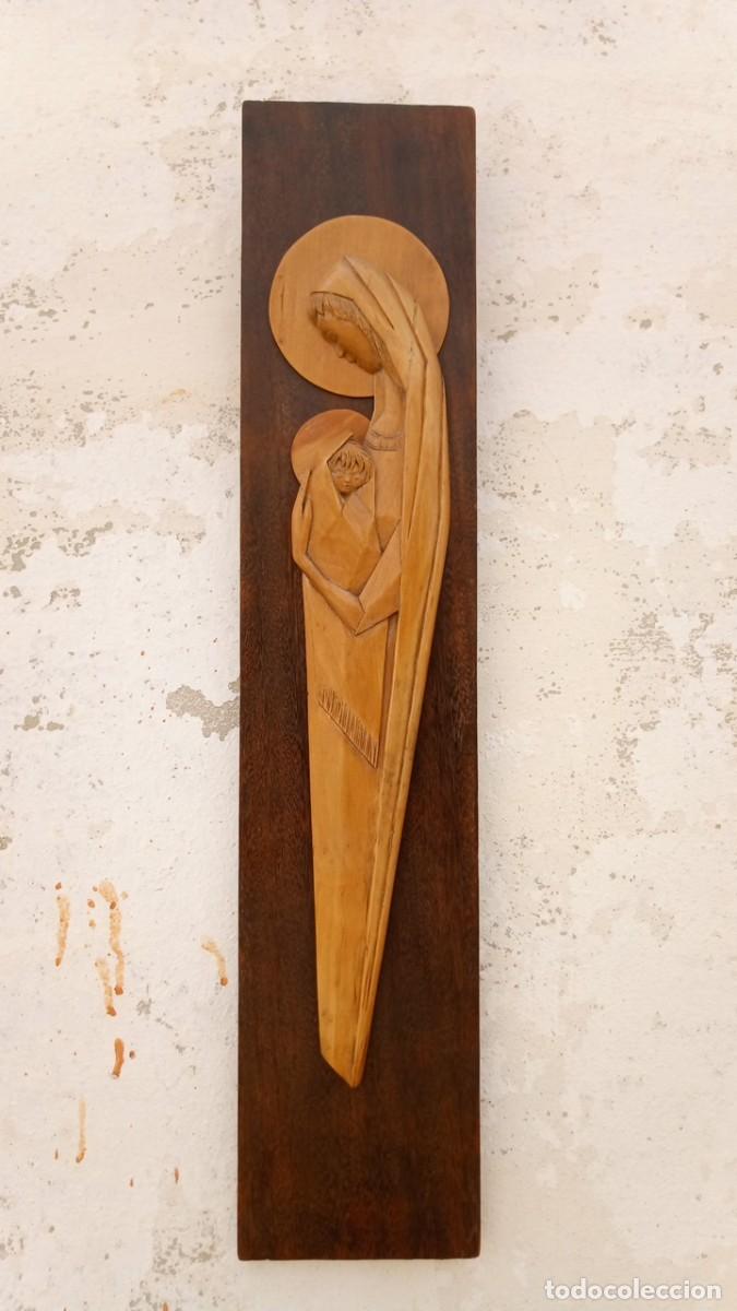 Arte: Talla en madera.Altura 73cm - Foto 1