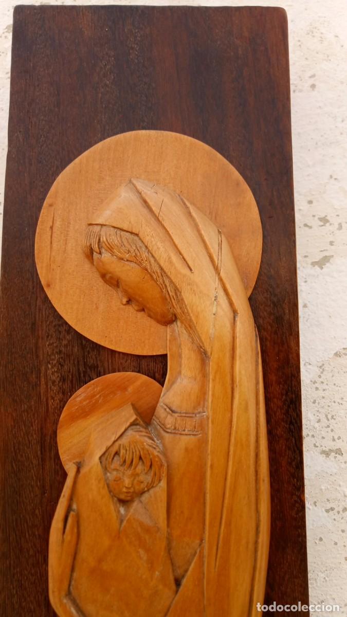 Arte: Talla en madera.Altura 73cm - Foto 2