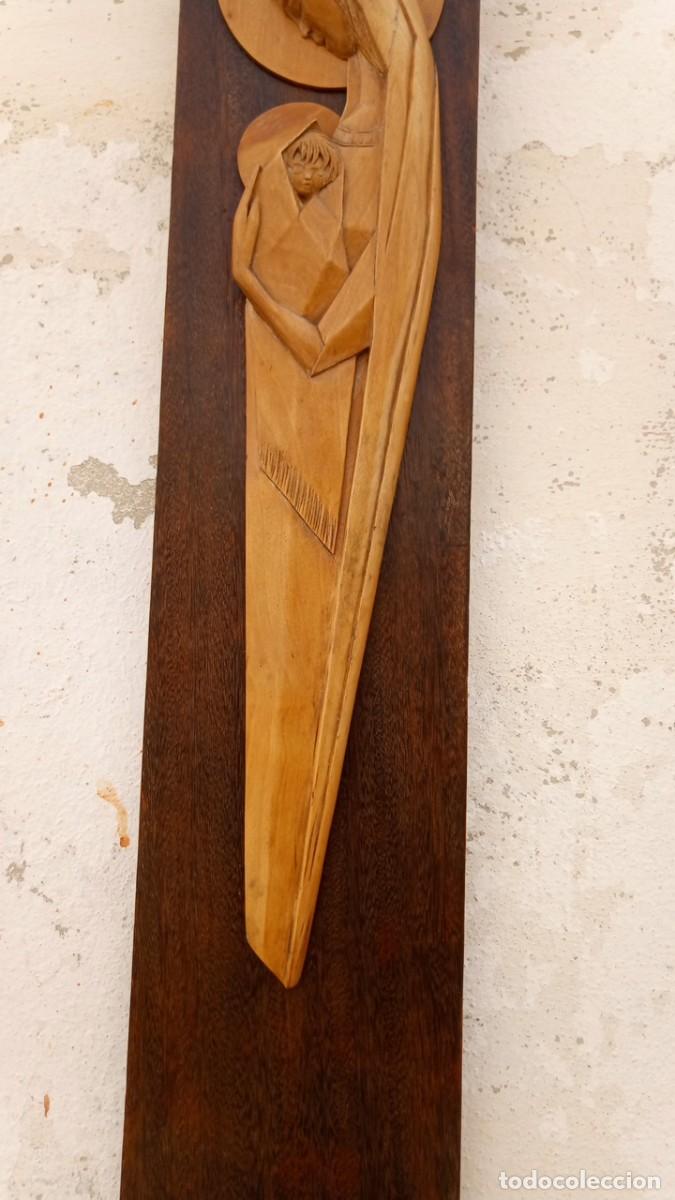 Arte: Talla en madera.Altura 73cm - Foto 3