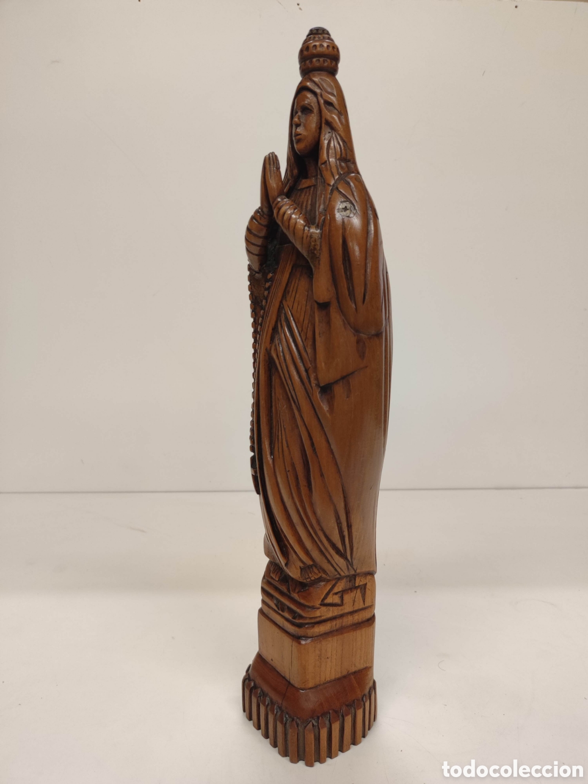 Arte: Talla Virgen de madera - Foto 2