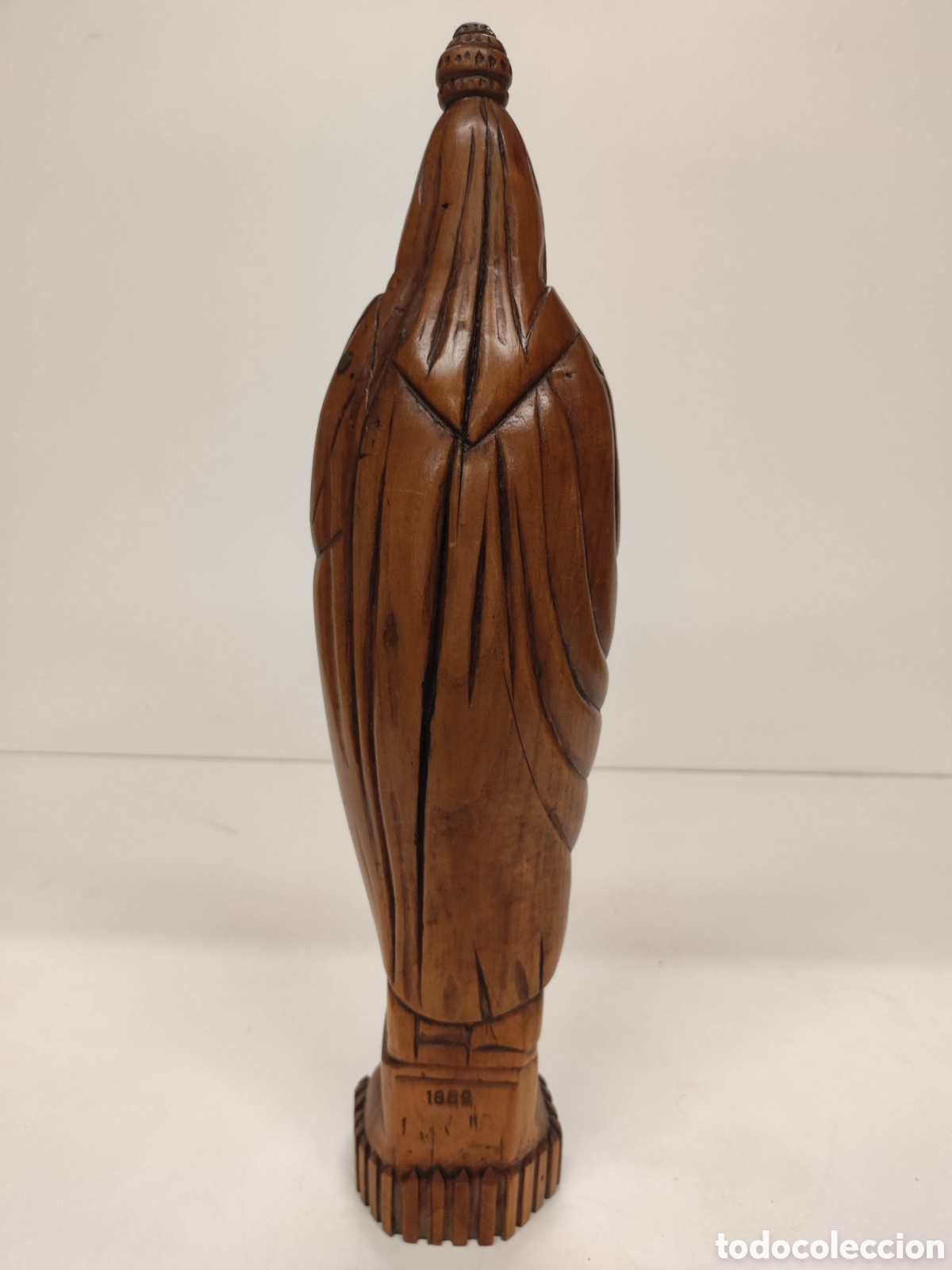 Arte: Talla Virgen de madera - Foto 4