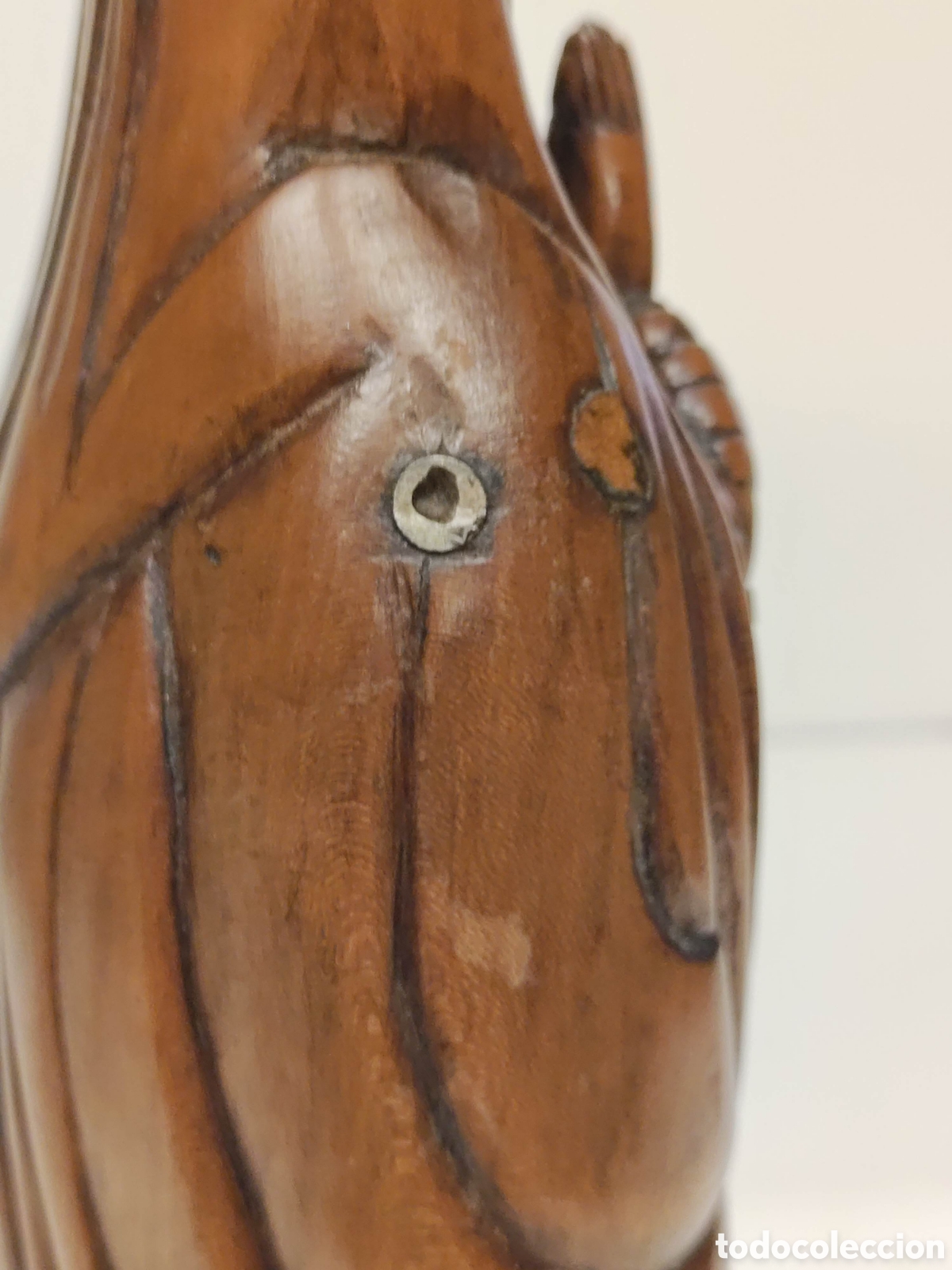 Arte: Talla Virgen de madera - Foto 8