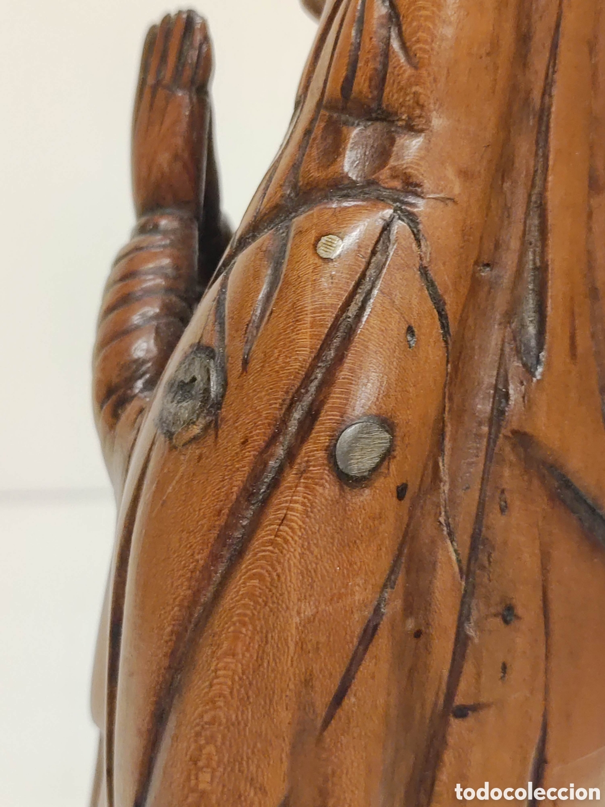 Arte: Talla Virgen de madera - Foto 9