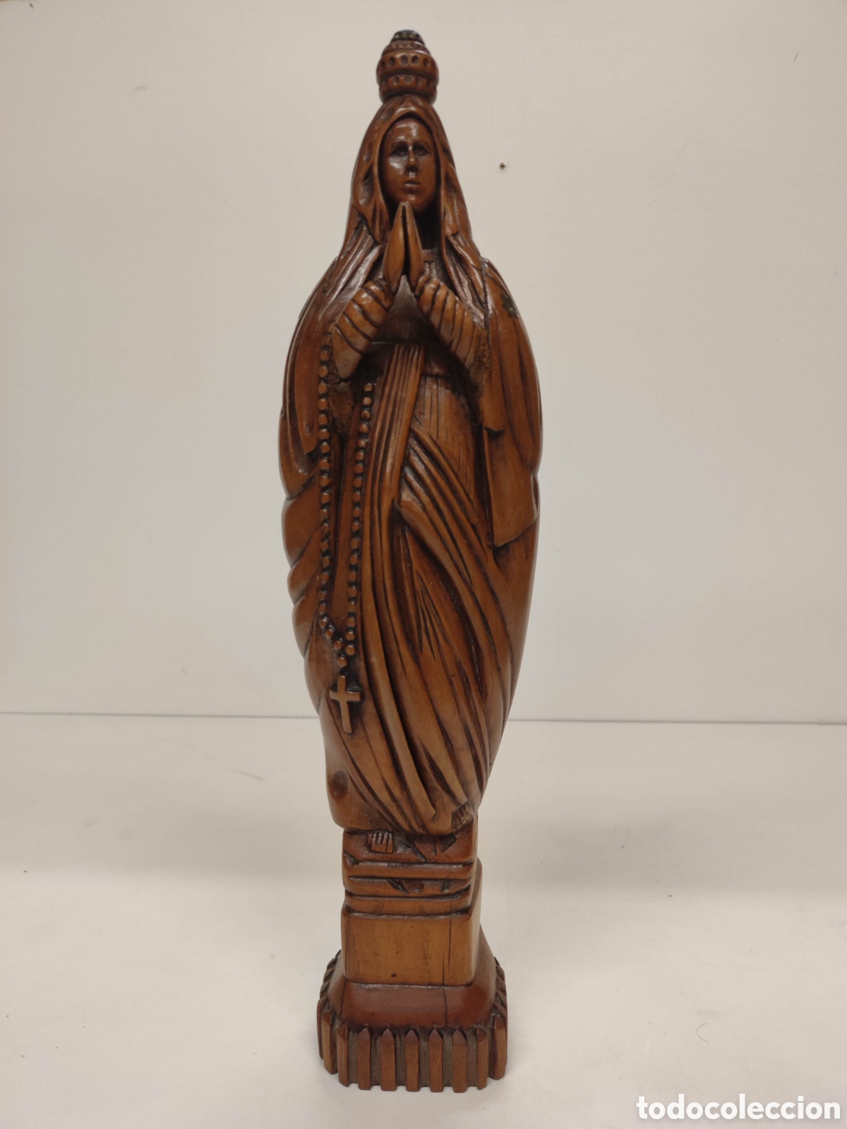 Arte: Talla Virgen de madera - Foto 1