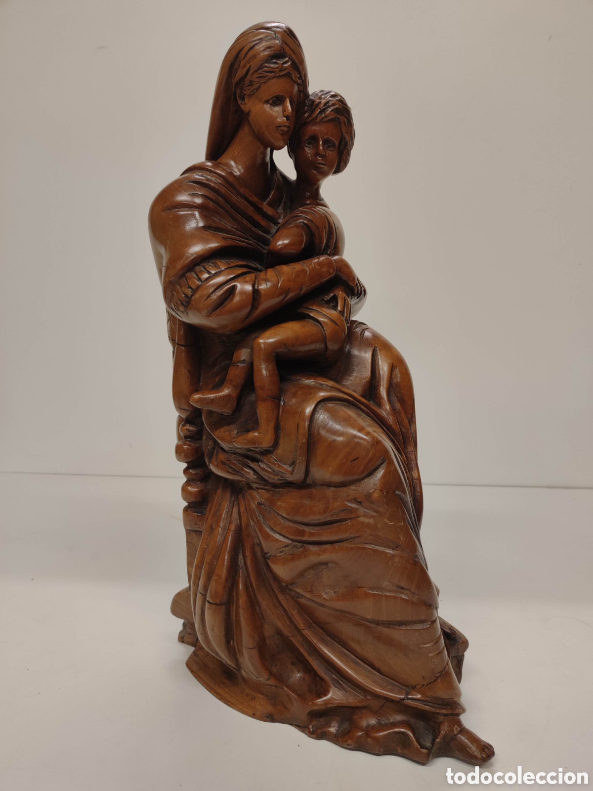 Arte: Talla Virgen de madera - Foto 2