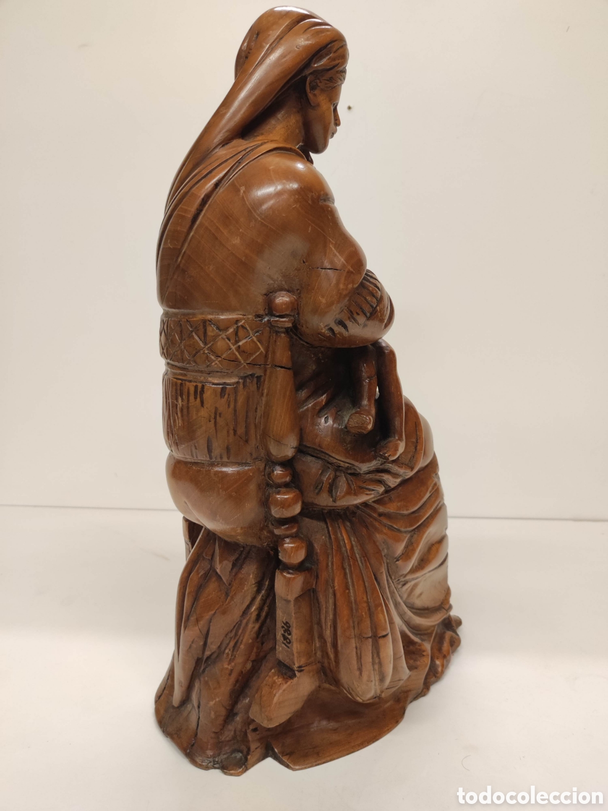 Arte: Talla Virgen de madera - Foto 5
