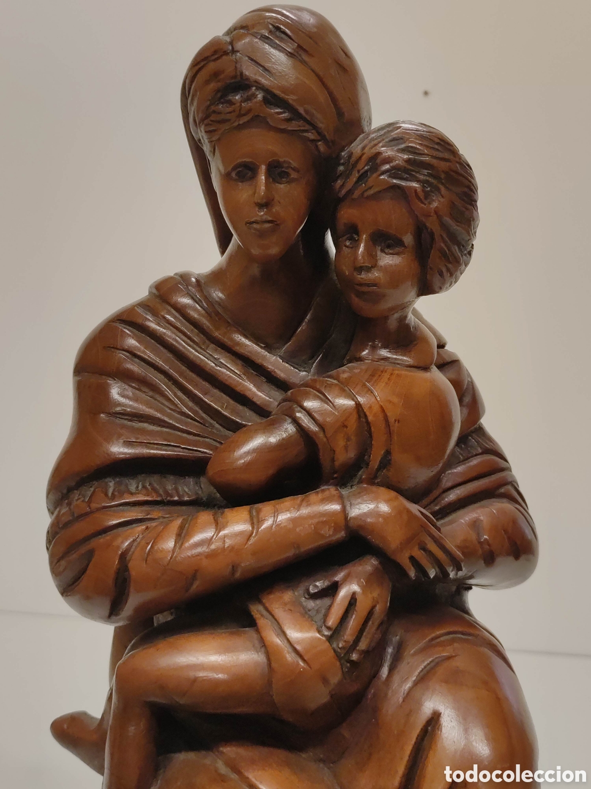 Arte: Talla Virgen de madera - Foto 7