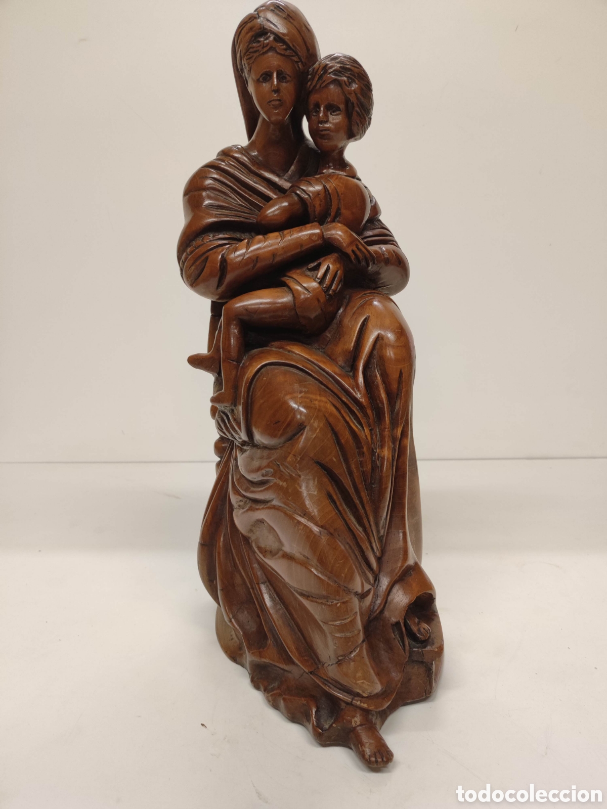 Arte: Talla Virgen de madera - Foto 1