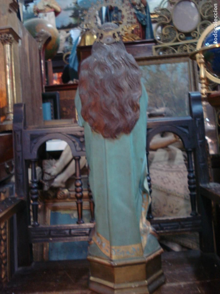 Arte: Virgen Inmaculada estuco de Olot - Foto 4