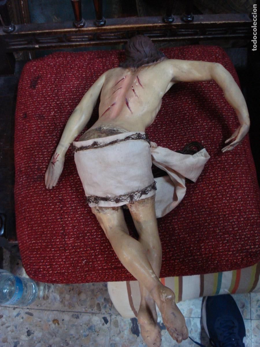 Arte: Cristo Yacente talla de madera policromada - Foto 5