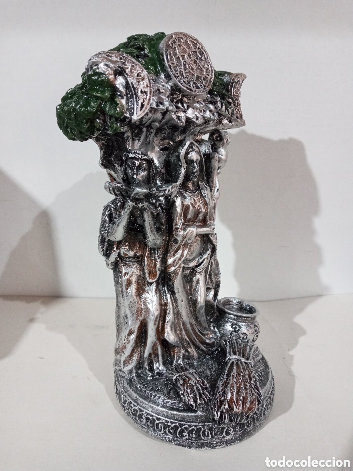 Arte: FIGURA TRIPLE DIOSA CELTA - Foto 2