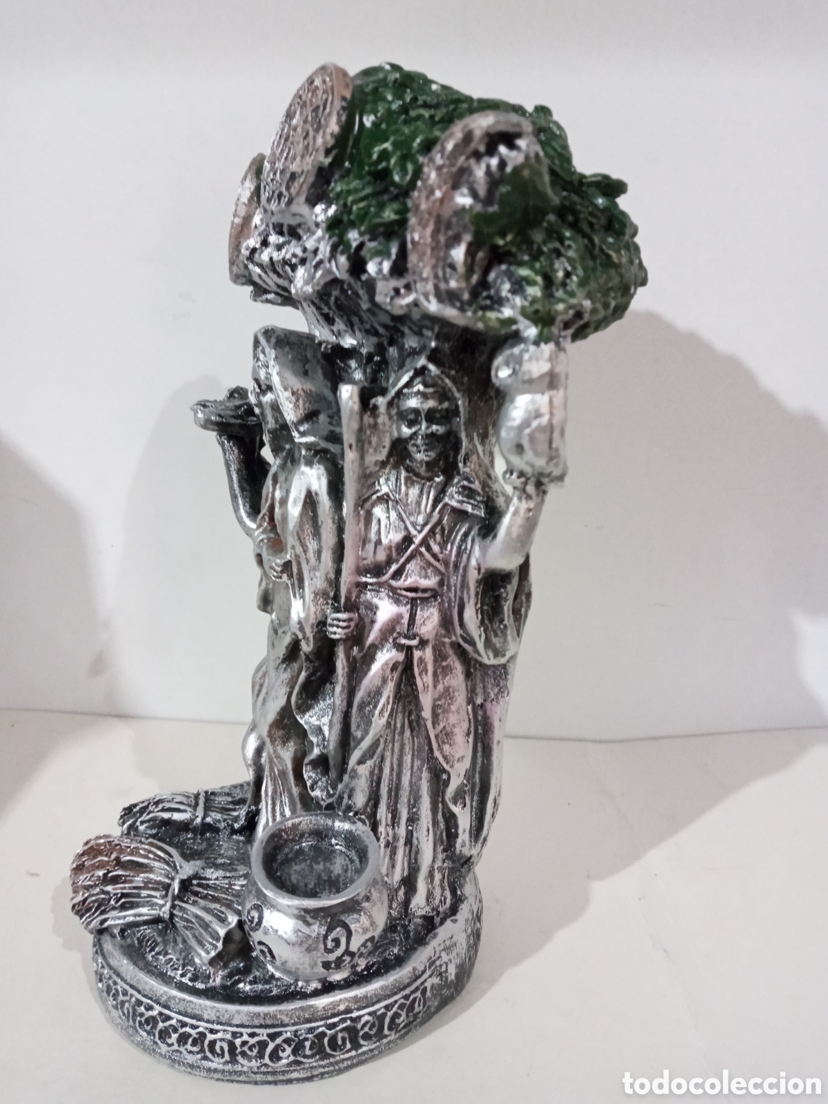 Arte: FIGURA TRIPLE DIOSA CELTA - Foto 3