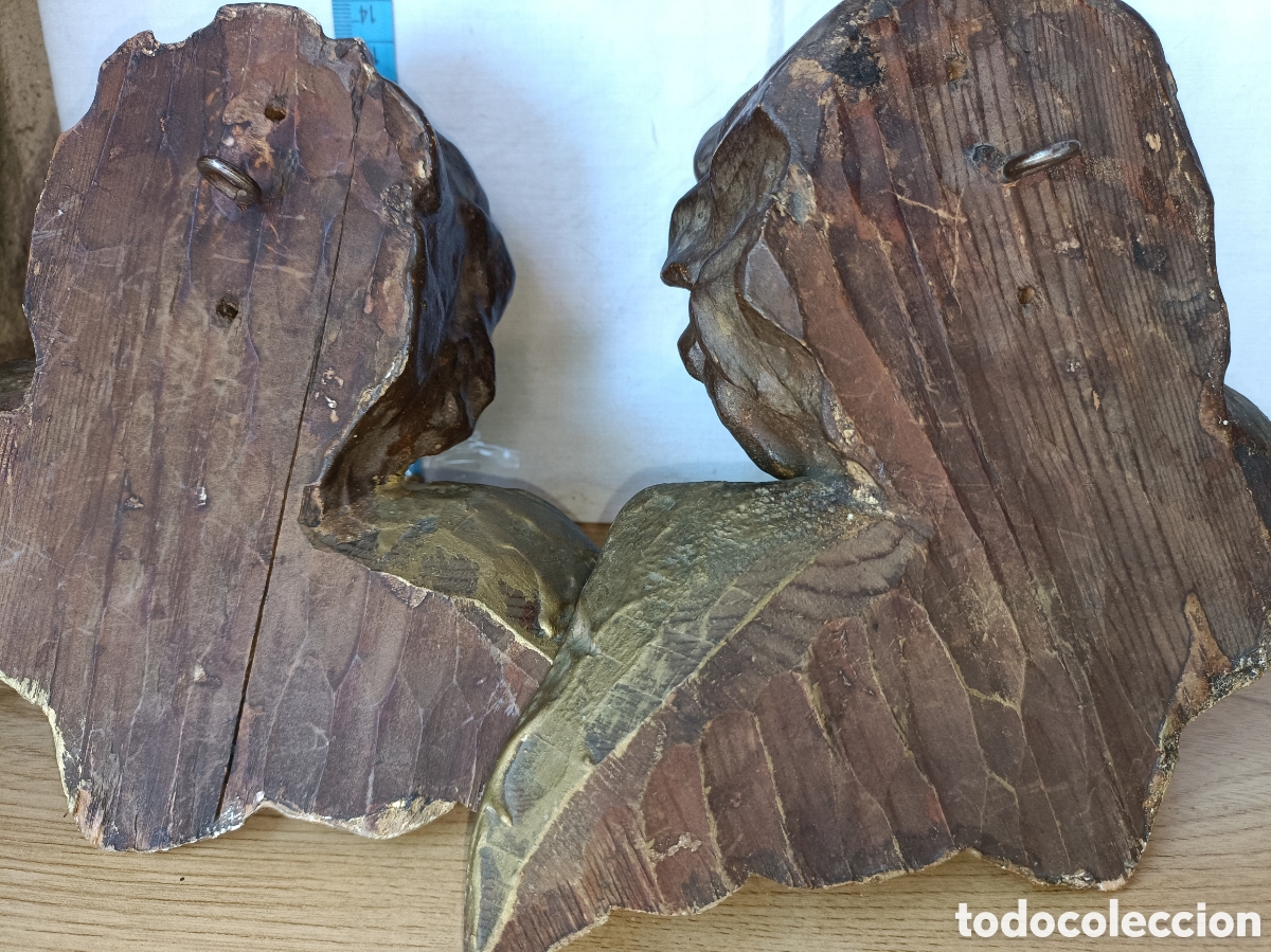 Arte: Querubines madera policromada - Foto 5