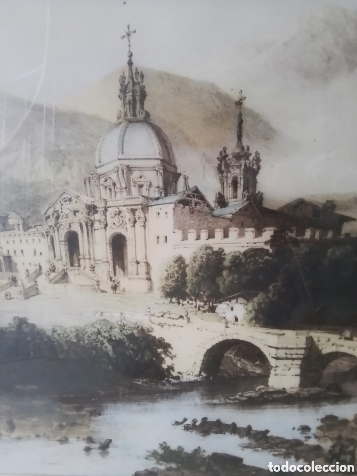 Arte: Cuadro Monasterio San Ignacio de Loyola - Foto 3