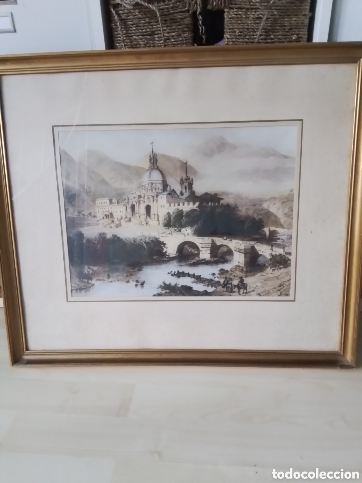 Arte: Cuadro Monasterio San Ignacio de Loyola - Foto 1