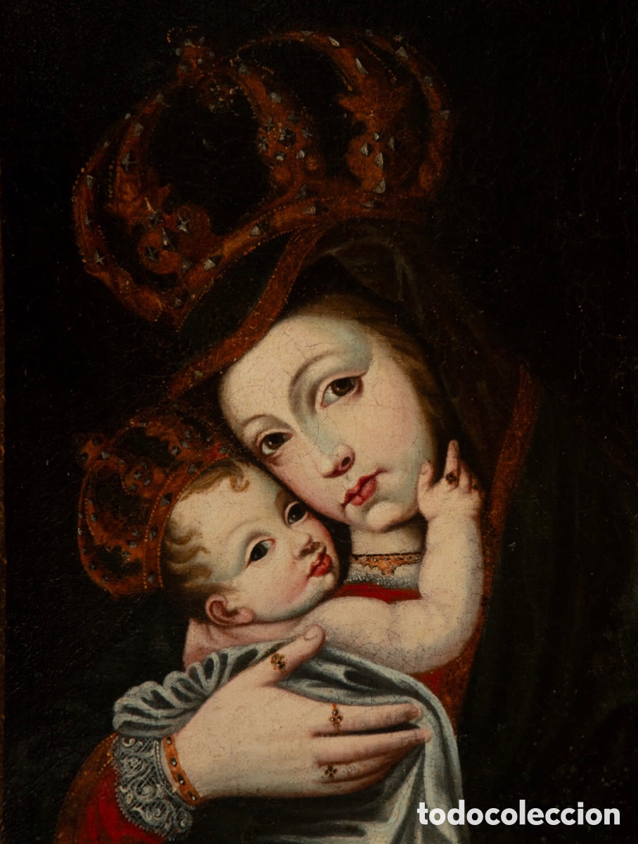 Arte: Cuadro Virgen de Belen S.XVIII - Foto 2