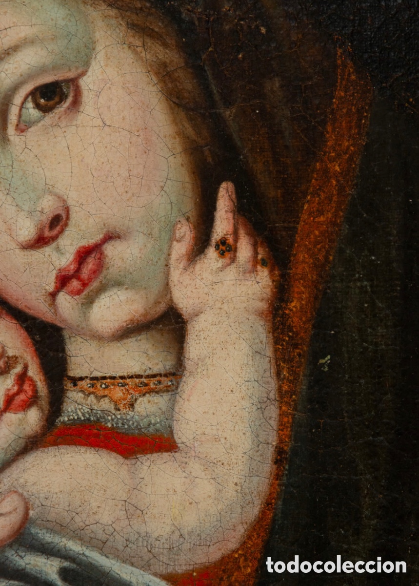 Arte: Cuadro Virgen de Belen S.XVIII - Foto 5