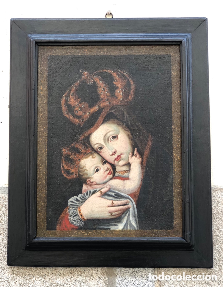 Arte: Cuadro Virgen de Belen S.XVIII - Foto 1