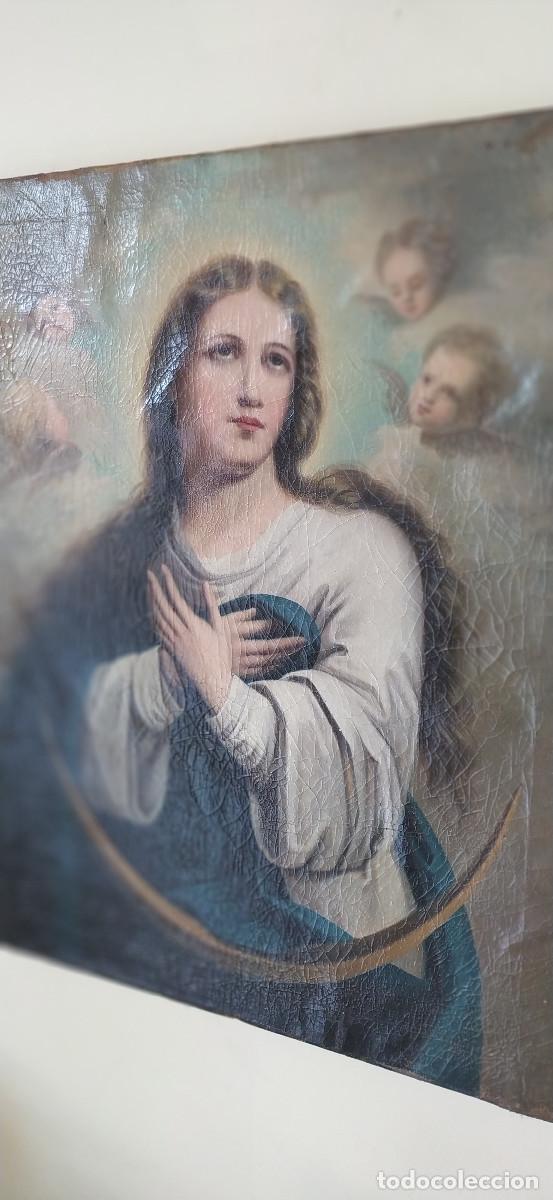 Arte: Antiguo cuadro religioso - Foto 1