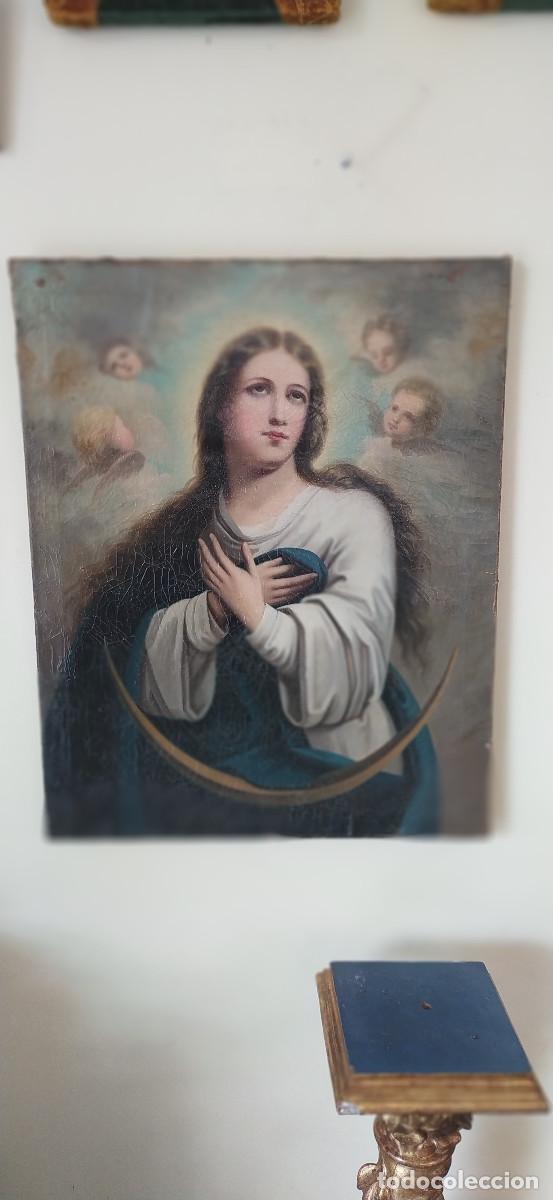 Arte: Antiguo cuadro religioso - Foto 2