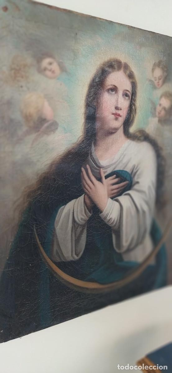 Arte: Antiguo cuadro religioso - Foto 3