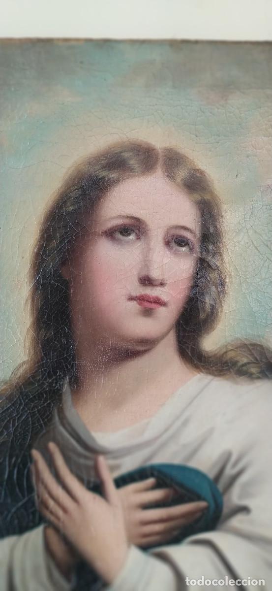 Arte: Antiguo cuadro religioso - Foto 4