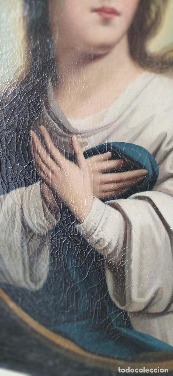 Arte: Antiguo cuadro religioso - Foto 5