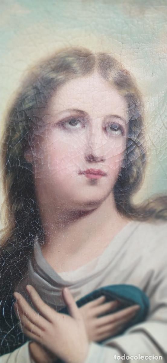 Arte: Antiguo cuadro religioso - Foto 7