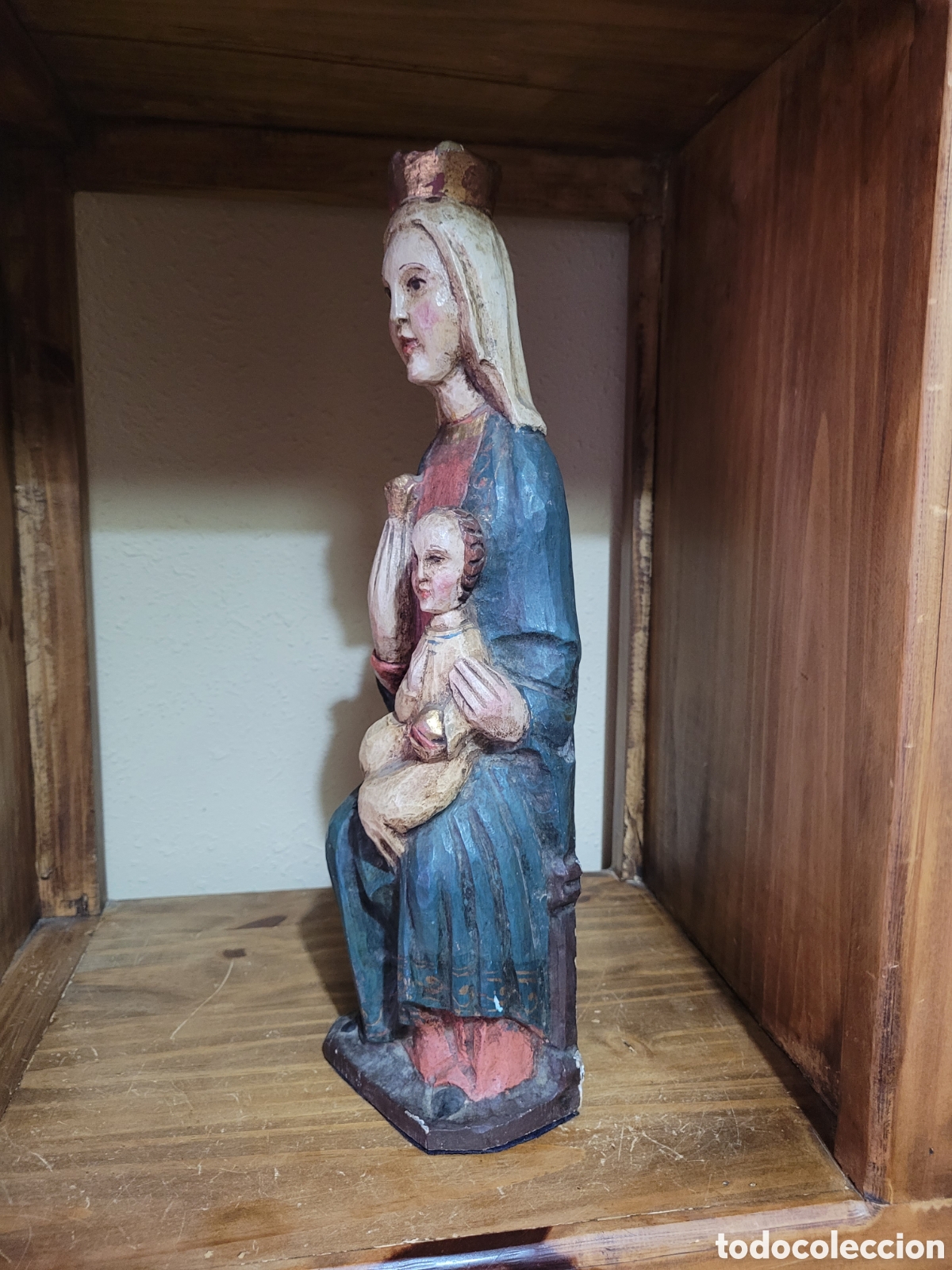 Arte: TALLA RELIGIOSA MADERA - Foto 6