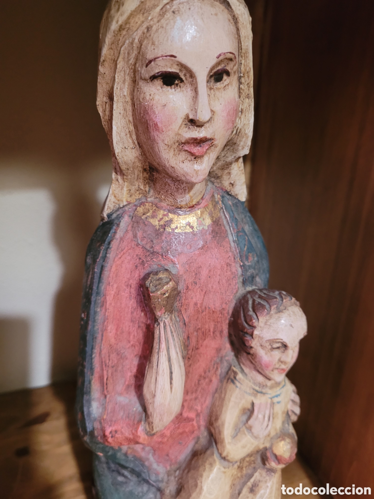 Arte: TALLA RELIGIOSA MADERA - Foto 1
