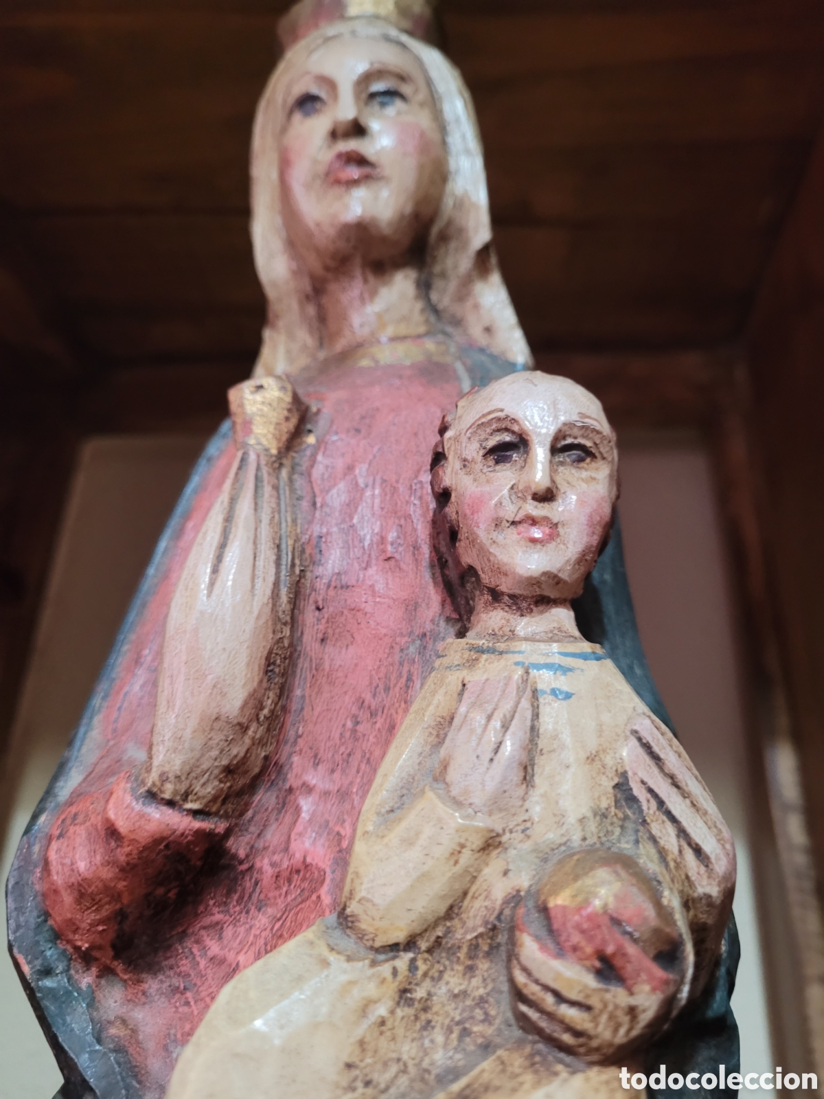 Arte: TALLA RELIGIOSA MADERA - Foto 2