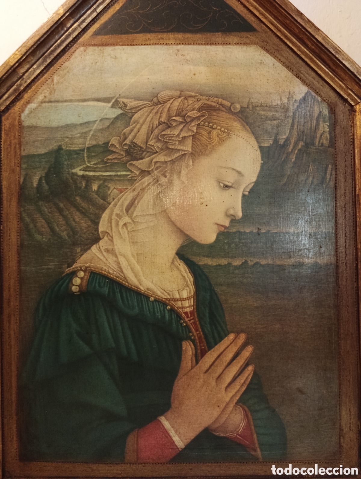 Arte: Tr&iacute;ptico Virgen de Lippi - Foto 2