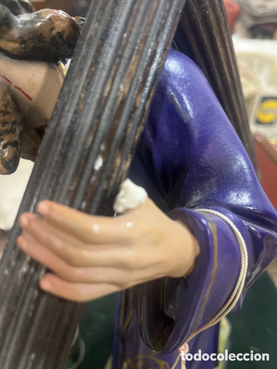 Arte: Antigua y fina figura de Cristo del Gran Poder - Foto 3