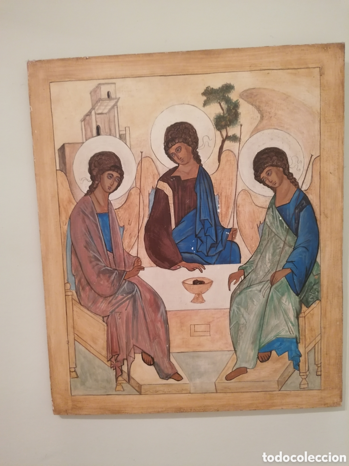 Arte: Icono pintado a mano - Foto 1