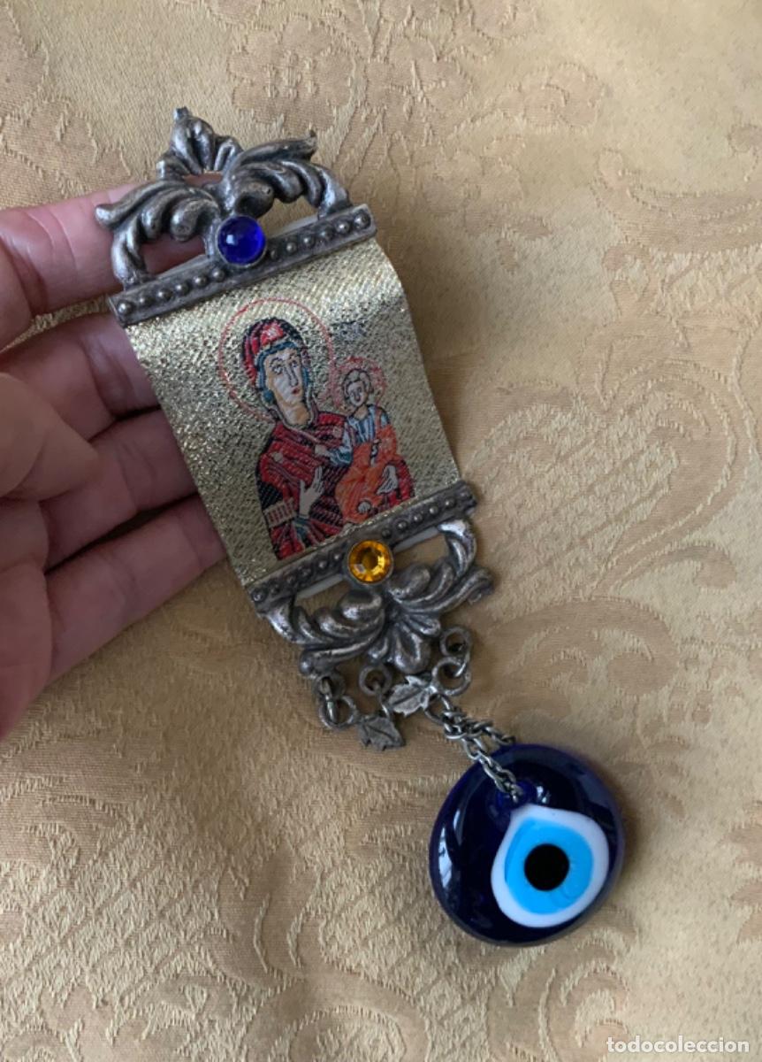 Arte: ICONO ORTODOXO, GRIEGO CON OJO PROTECTOR - Foto 8