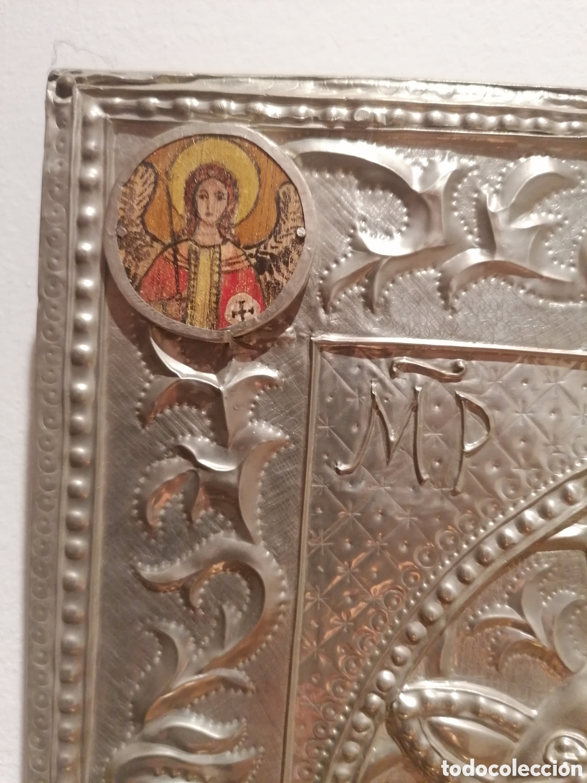 Arte: Icono repujado y pintado a mano - Foto 4