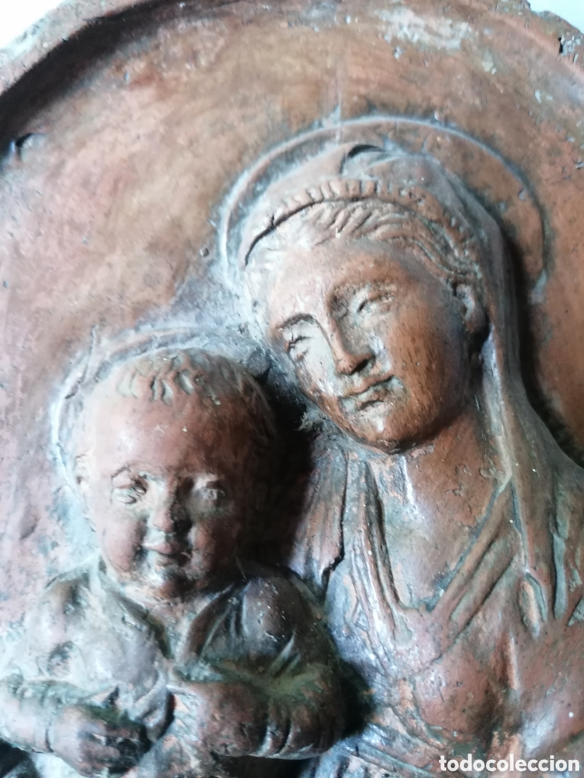 Arte: Relieve de Virgen estilo renacentista - Foto 2