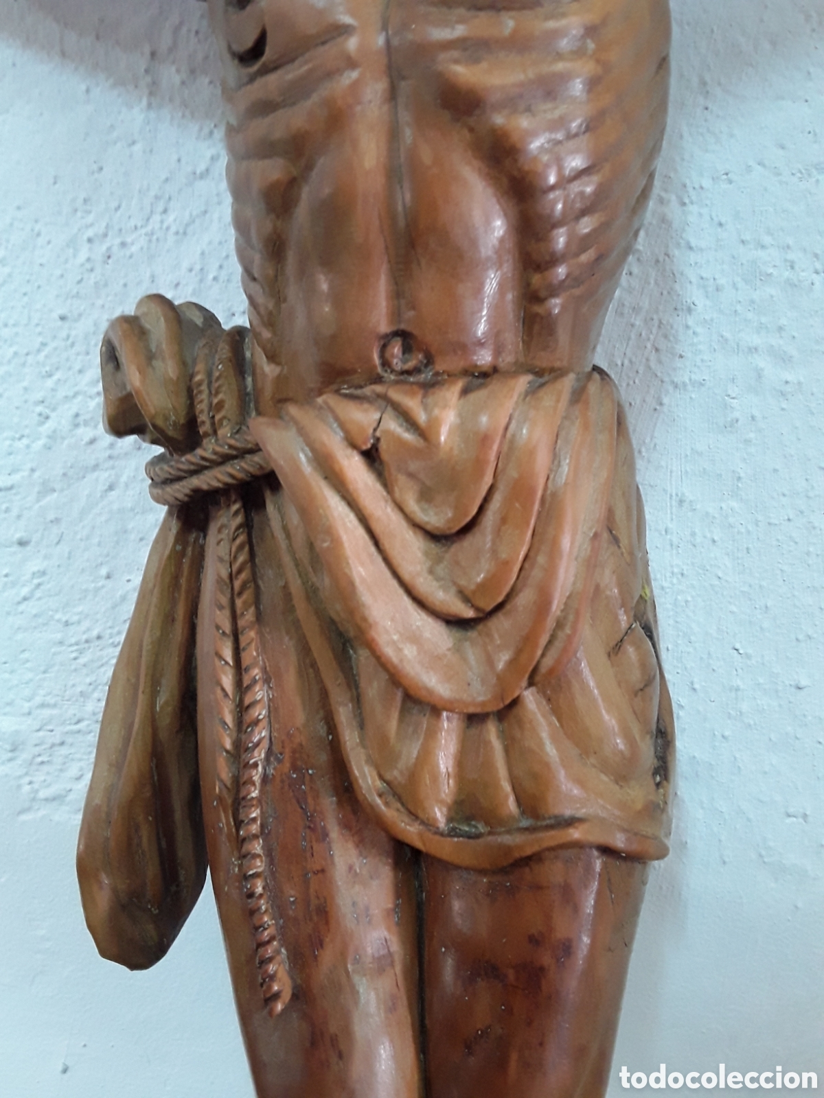 Arte: Talla de cristo en madera noble - Foto 3