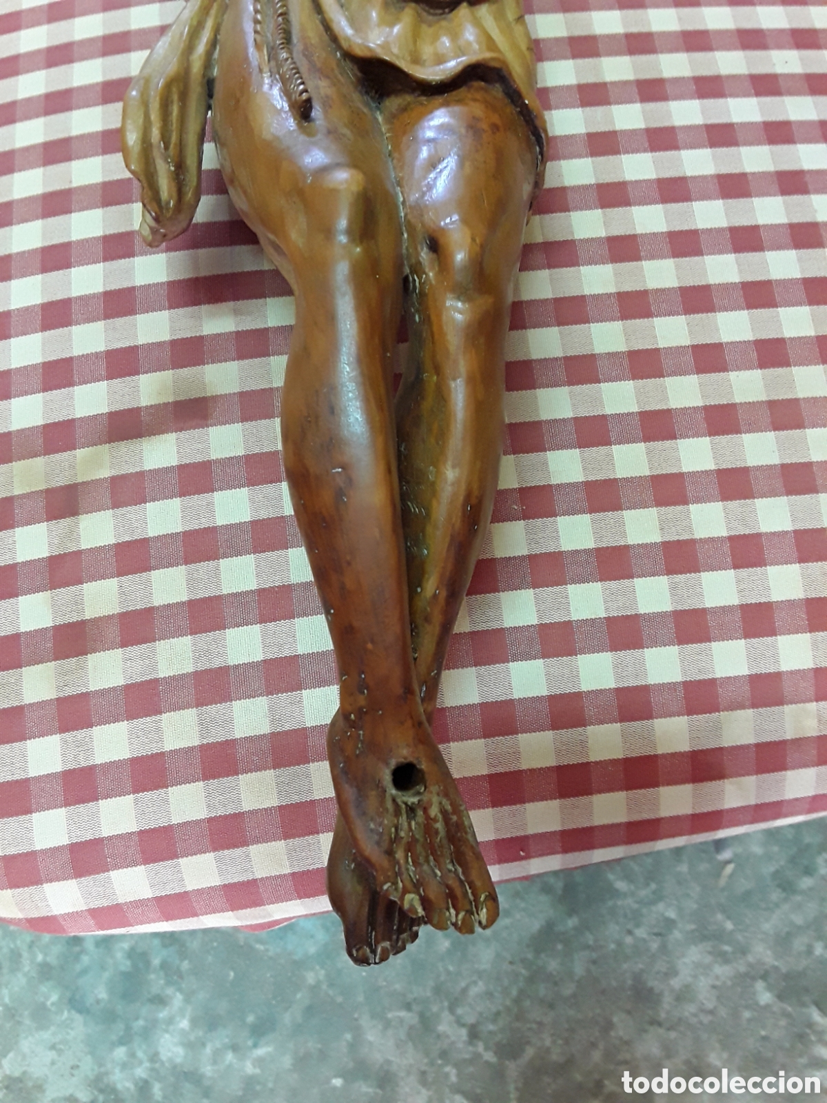 Arte: Talla de cristo en madera noble - Foto 4